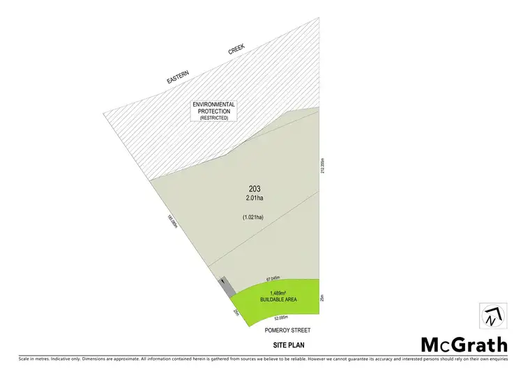 Floorplan of Homely land listing, Lot 203 Pomeroy Street, Schofields NSW 2762
