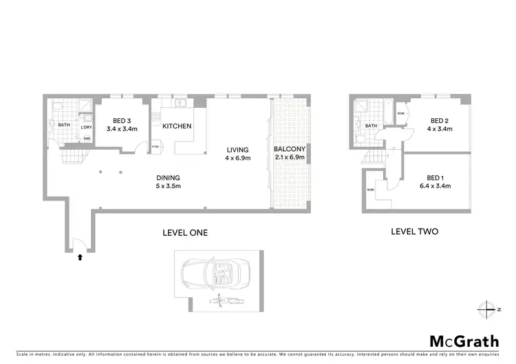 Floorplan of Homely apartment listing, 7/99 Stanley Street, Darlinghurst NSW 2010