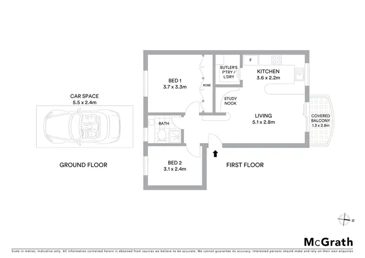 Floorplan of Homely apartment listing, 17/702 Barrenjoey Road, Avalon Beach NSW 2107