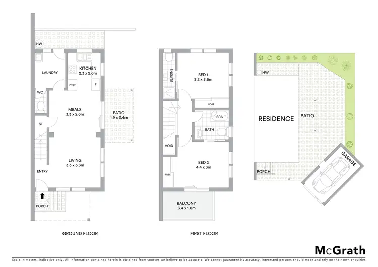 Floorplan of Homely townhouse listing, 4/188 Broadwater Road, Mansfield QLD 4122