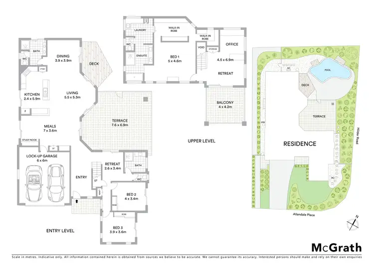 Floorplan of Homely house listing, 1 Allandale Place, The Gap QLD 4061