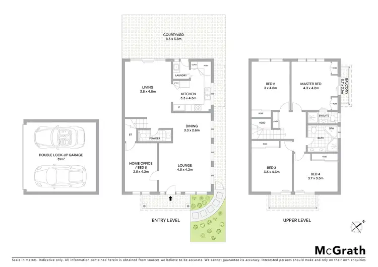 Floorplan of Homely townhouse listing, 5/15 Station Street, Naremburn NSW 2065