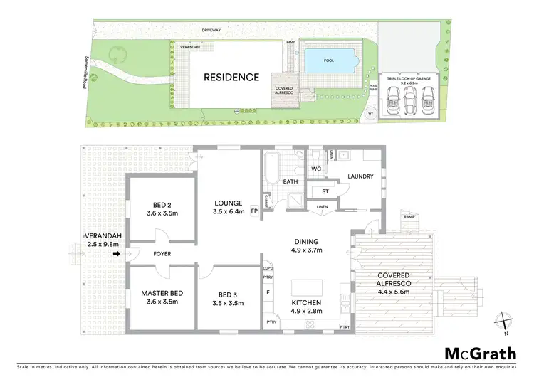 Floorplan of Homely house listing, 265 Somerville Road, Hornsby Heights NSW 2077