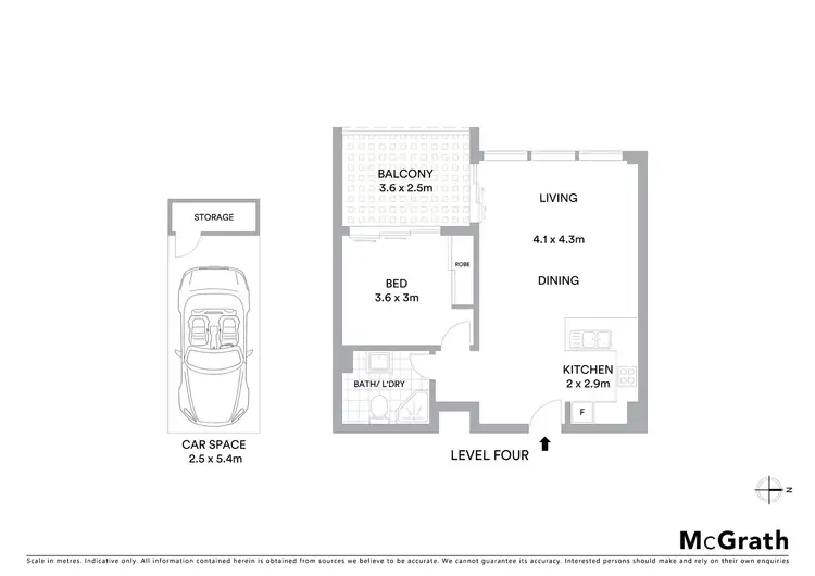 Floorplan of Homely apartment listing, 403/9 Birdwood Avenue, Lane Cove NSW 2066