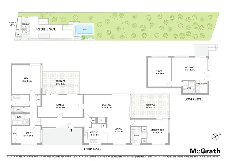 Floorplan of Homely house listing, 32A Barons Crescent, Hunters Hill NSW 2110