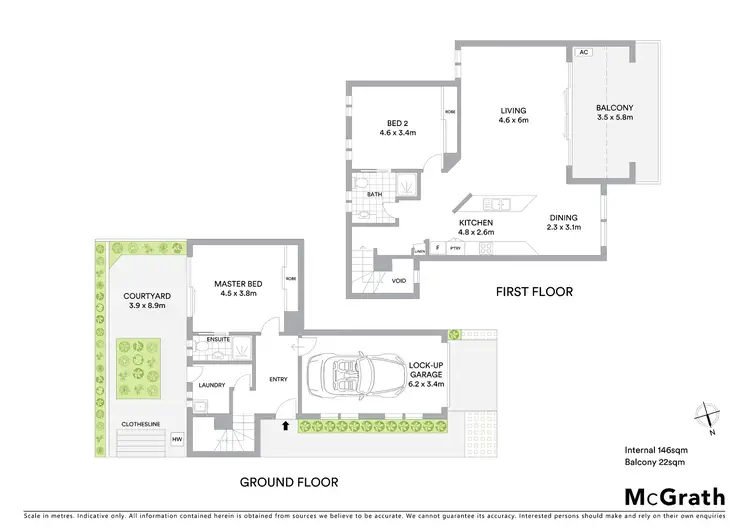Floorplan of Homely house listing, 22 Winarlia Lane, Gungahlin ACT 2912