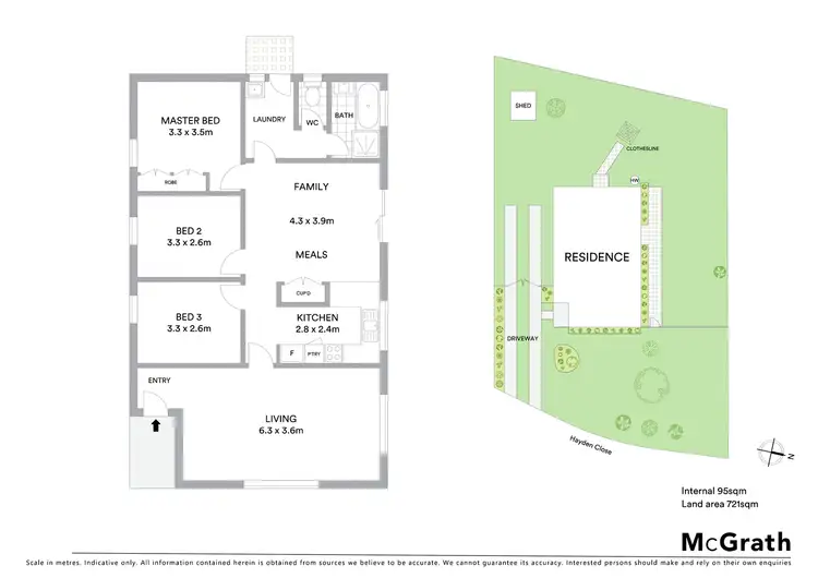 Floorplan of Homely house listing, 15 Hayden Close, Florey ACT 2615