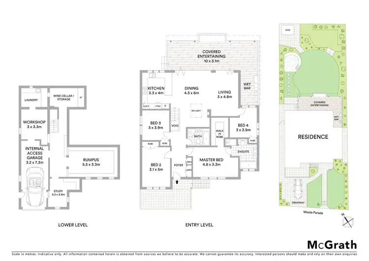 Floorplan of Homely house listing, 11 Moola Parade, Chatswood NSW 2067