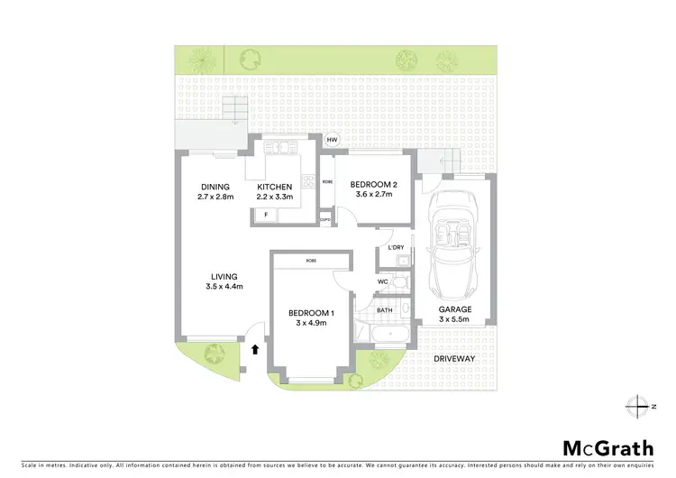 Floorplan of Homely villa listing, 6/2 Carol Avenue, Jannali NSW 2226