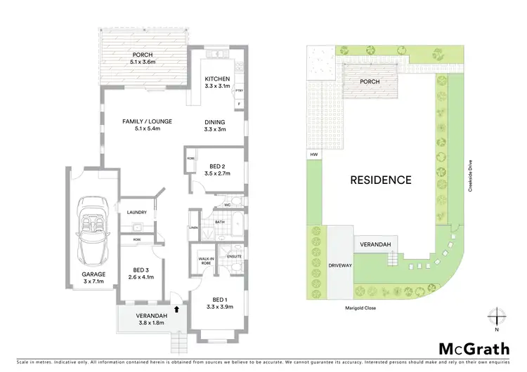 Floorplan of Homely house listing, 1 Marigold Close, Springfield Lakes QLD 4300
