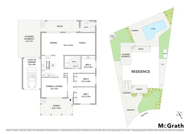 Floorplan of Homely house listing, 8 Jade Place, Seven Hills NSW 2147
