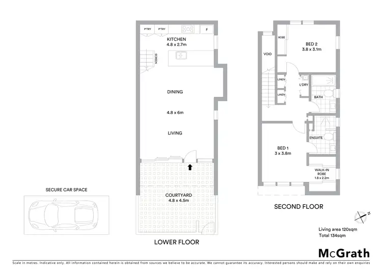 Floorplan of Homely apartment listing, 105C/797 Botany Road, Rosebery NSW 2018
