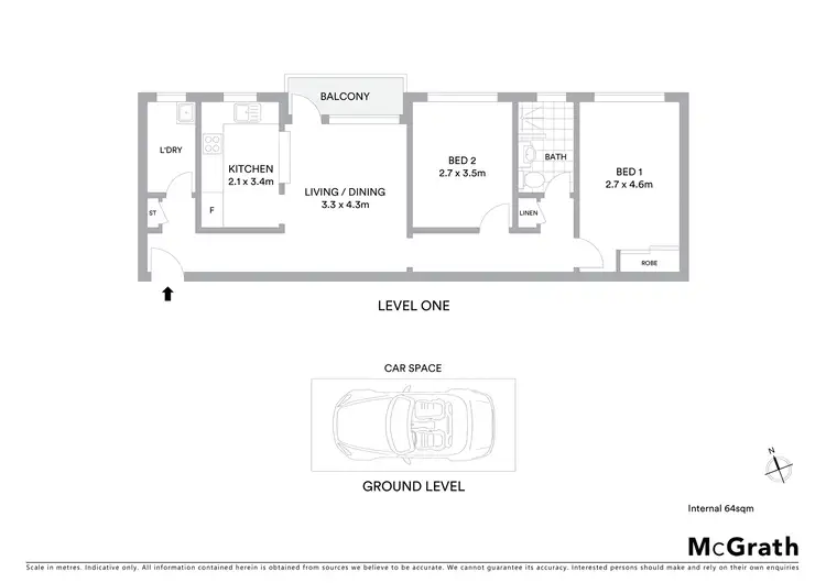 Floorplan of Homely unit listing, 14/38-40 Meadow Crescent, Meadowbank NSW 2114