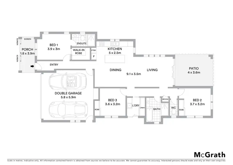 Floorplan of Homely house listing, 42 The Grange, Shaw QLD 4818