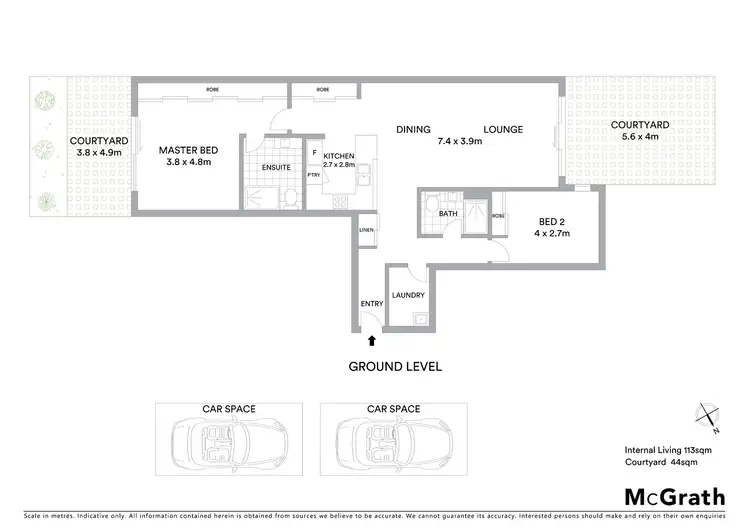 Floorplan of Homely apartment listing, 27/2 Serventy Street, Wright ACT 2611
