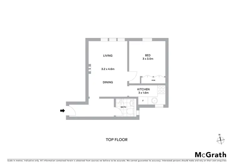 Floorplan of Homely apartment listing, 18/2 Kurraghein Avenue, Rushcutters Bay NSW 2011