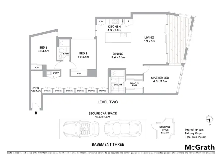 Floorplan of Homely apartment listing, 201/80 Alfred Street, Milsons Point NSW 2061