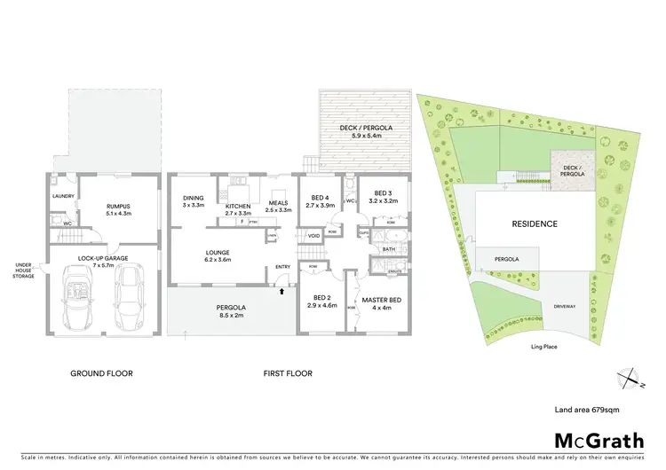 Floorplan of Homely house listing, 12 Ling Place, Queanbeyan NSW 2620