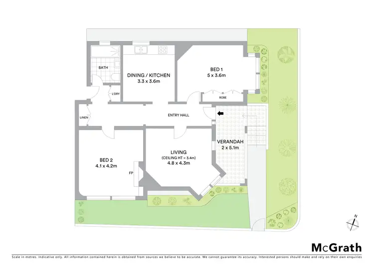 Floorplan of Homely apartment listing, 1/70 Clovelly Road, Randwick NSW 2031