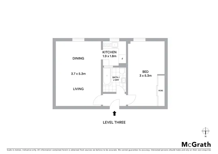 Floorplan of Homely apartment listing, 27/2 Greenknowe Avenue, Elizabeth Bay NSW 2011