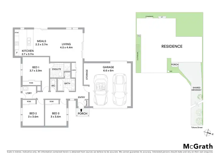 Floorplan of Homely unit listing, 2/39 Tahara Street, Hamlyn Heights VIC 3215