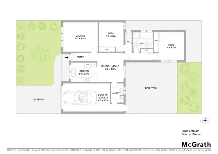 Floorplan of Homely townhouse listing, 1/25 Bruce Street, Bell Park VIC 3215