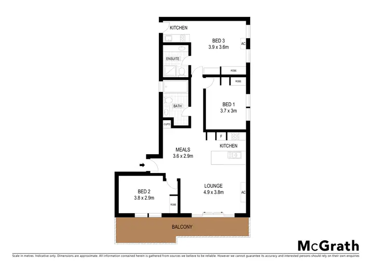 Floorplan of Homely apartment listing, 301/16 The Esplanade South, Geelong VIC 3220