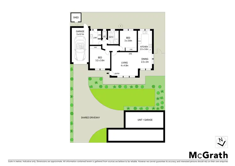 Floorplan of Homely unit listing, 2/14 Oxford Street, Whittington VIC 3219