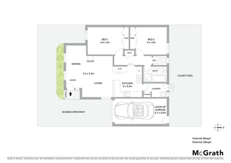 Floorplan of Homely unit listing, 8/270A Pakington Street, Newtown VIC 3220