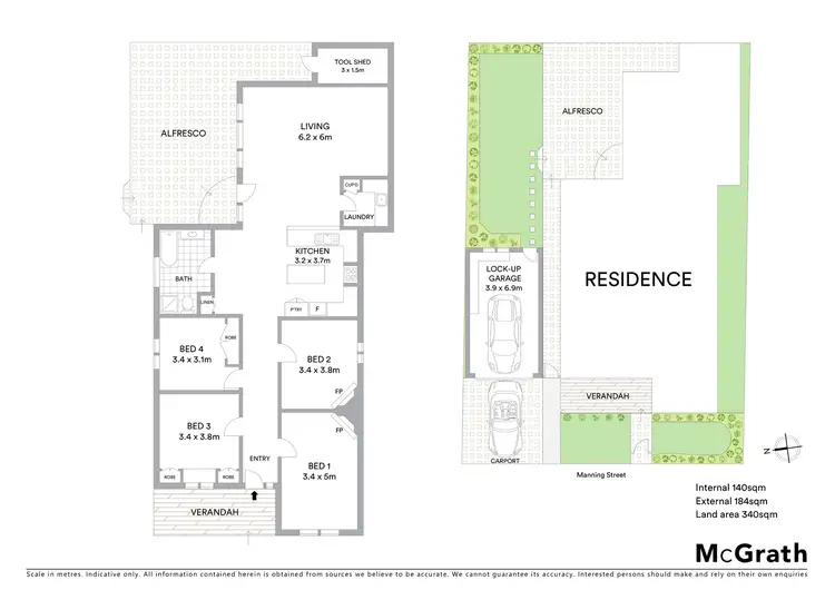 Floorplan of Homely house listing, 6 Manning Street, Newtown VIC 3220