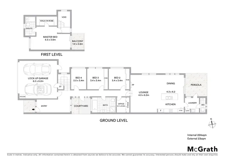 Floorplan of Homely townhouse listing, 2/12 Herne Street, Manifold Heights VIC 3218