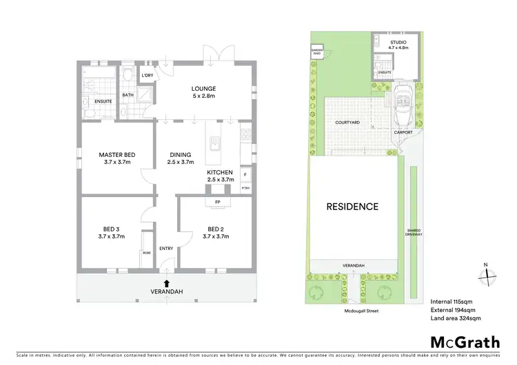 Floorplan of Homely house listing, 44 McDougall Street, Geelong West VIC 3218