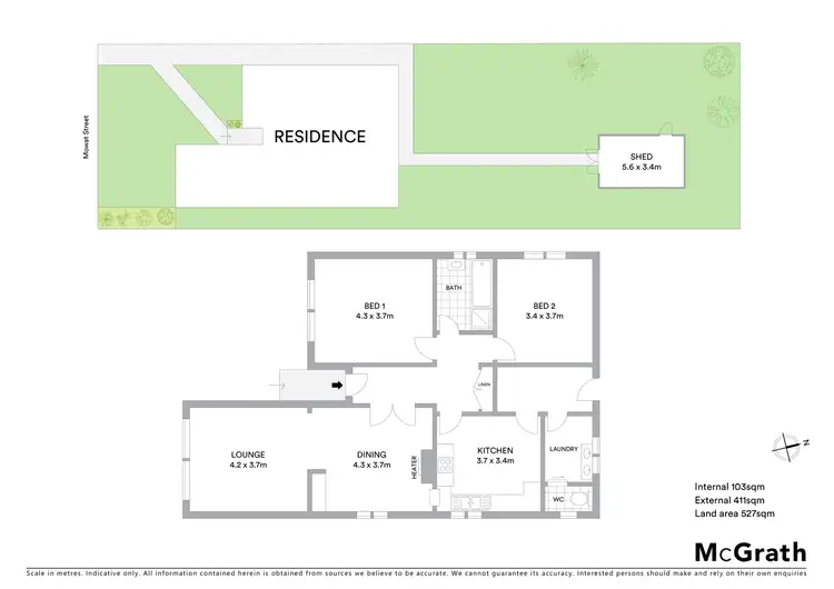 Floorplan of Homely house listing, 17 Mowat Street, Geelong West VIC 3218