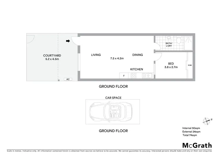 Floorplan of Homely unit listing, 12 Swallow Lane, Footscray VIC 3011