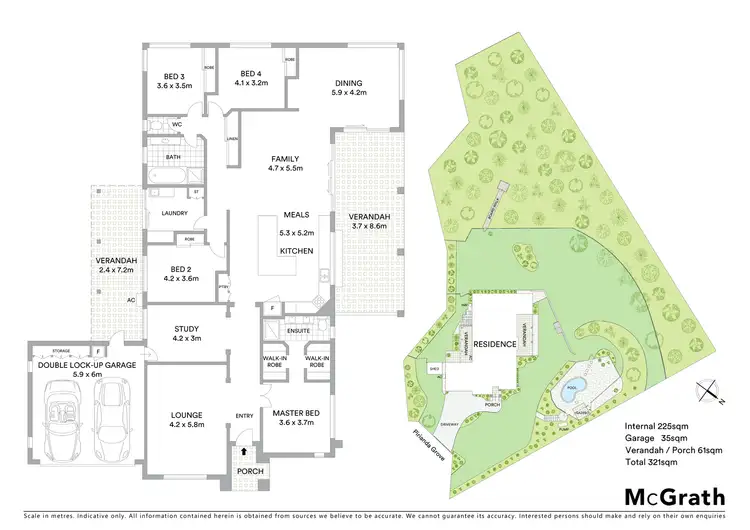 Floorplan of Homely house listing, 16 Pirianda Grove, Mons QLD 4556