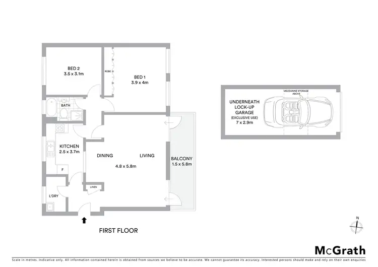 Floorplan of Homely apartment listing, 9/49 Grandview Street, Pymble NSW 2073