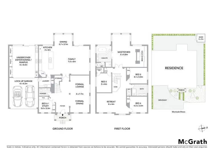 Floorplan of Homely house listing, 8 Montvale Mews, Mount Waverley VIC 3149