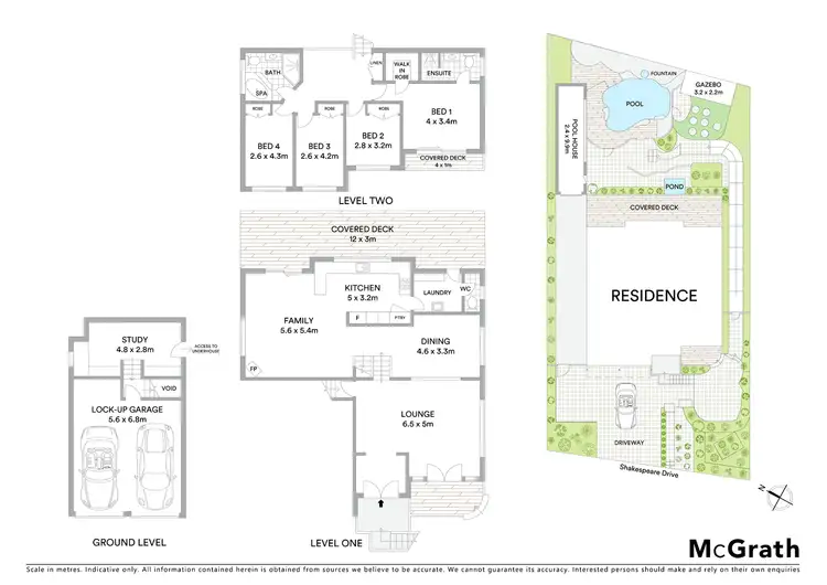 Floorplan of Homely house listing, 43 Shakespeare Drive, Winmalee NSW 2777