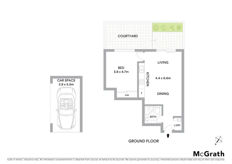 Floorplan of Homely apartment listing, 7/38 Sinclair Street, Wollstonecraft NSW 2065