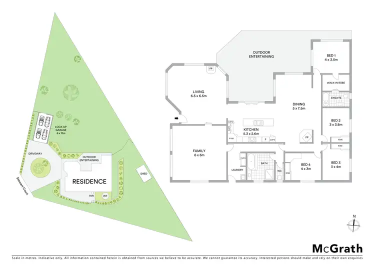 Floorplan of Homely house listing, 1 Stewart Court, Highfields QLD 4352