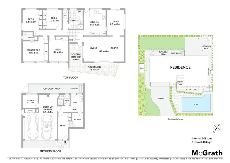 Floorplan of Homely house listing, 17 Gardenvale Street, Holland Park West QLD 4121