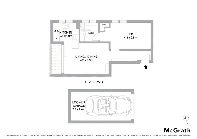 Floorplan of Homely apartment listing, 16/660 Barrenjoey Road, Avalon Beach NSW 2107