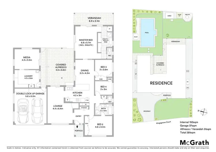 Floorplan of Homely house listing, 4 Kingsgrove Court, Buderim QLD 4556