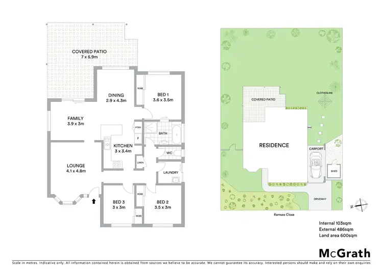 Floorplan of Homely house listing, 3 Ramses Close, Camira QLD 4300