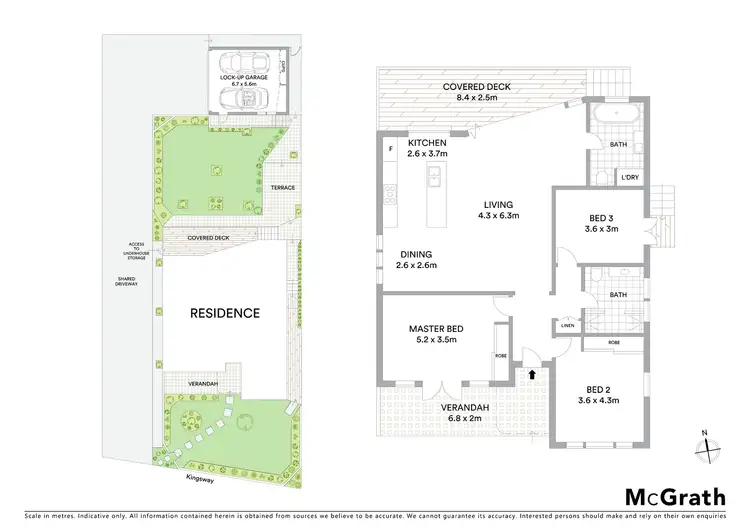 Floorplan of Homely house listing, 157 Kingsway, Woolooware NSW 2230