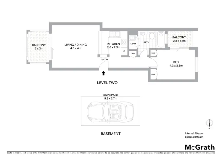 Floorplan of Homely apartment listing, 28/38 Petrel Avenue, Mermaid Beach QLD 4218