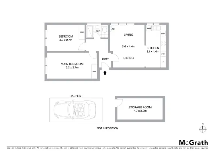 Floorplan of Homely apartment listing, 3/25 Kingsley Street, Elwood VIC 3184