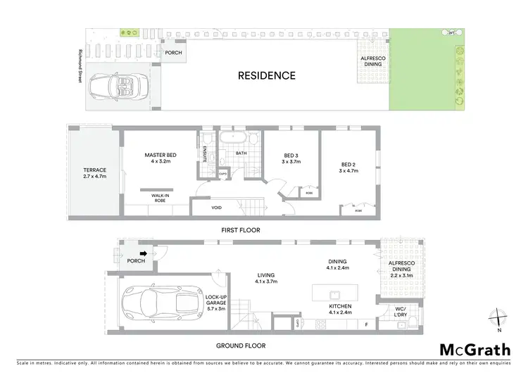 Floorplan of Homely semi-detached listing, 67 Richmond Street, Earlwood NSW 2206