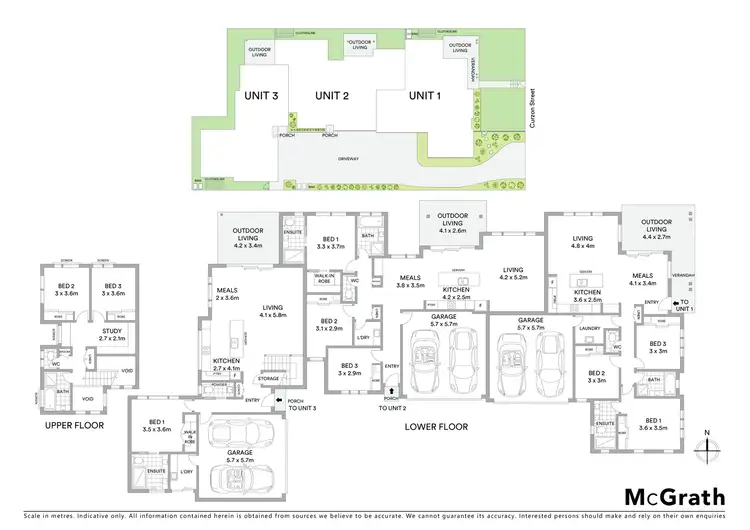 Floorplan of Homely townhouse listing, 3/63A Curzon Street, East Toowoomba QLD 4350