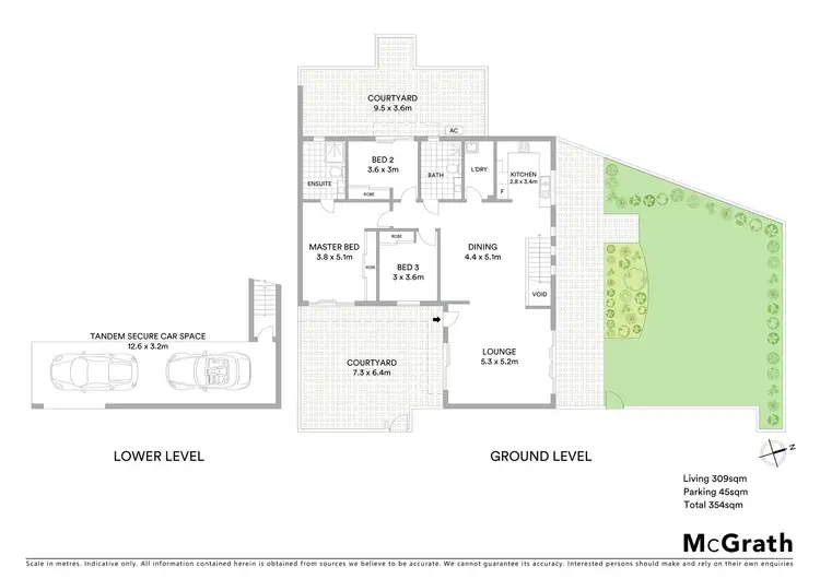 Floorplan of Homely villa listing, 1/183 Burns Road, Turramurra NSW 2074